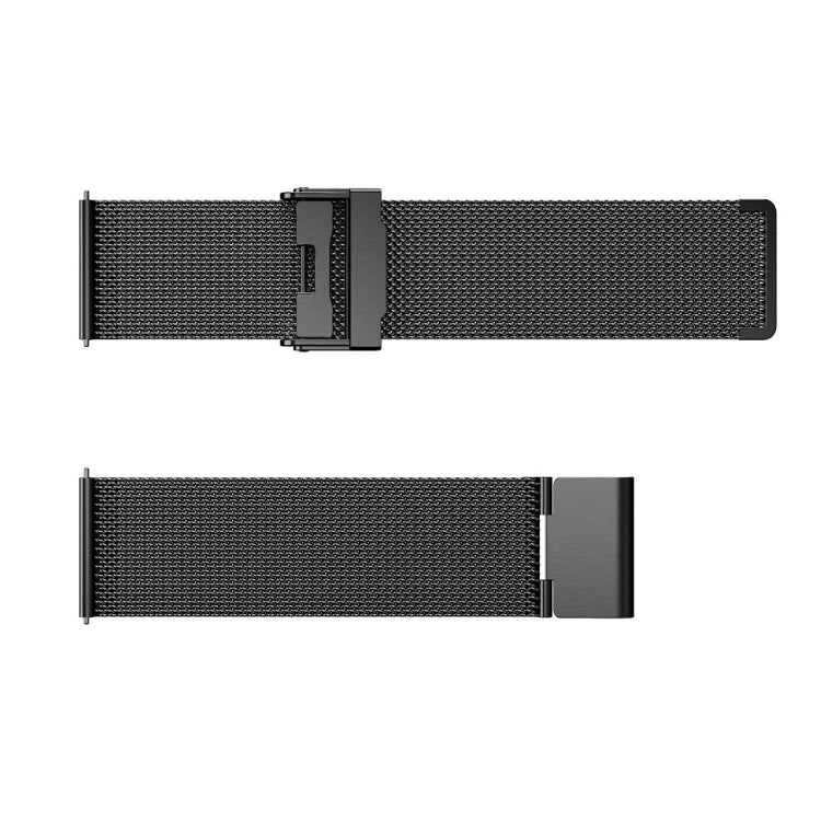 For Suunto 9 Milanese Nice Buckle Replacement Wrist Strap Watchband(Black) - by buy2fix | Online Shopping UK | buy2fix