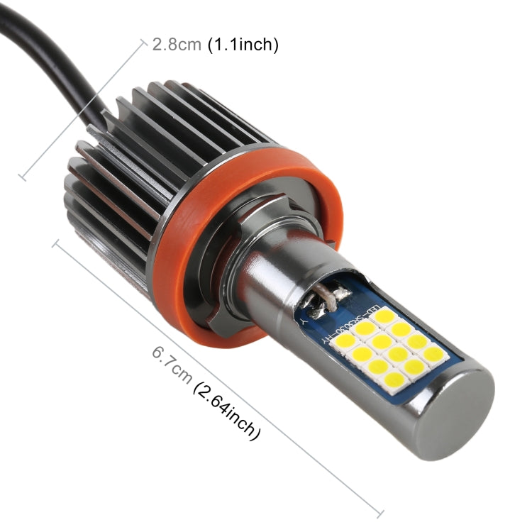 H11 2 PCS DC12-24V / 10.5W Car Fog Lights with 24LEDs SMD-3030 & Constant Current, Box Packaging(Gold Light) - Fog / Driving Lights by buy2fix | Online Shopping UK | buy2fix