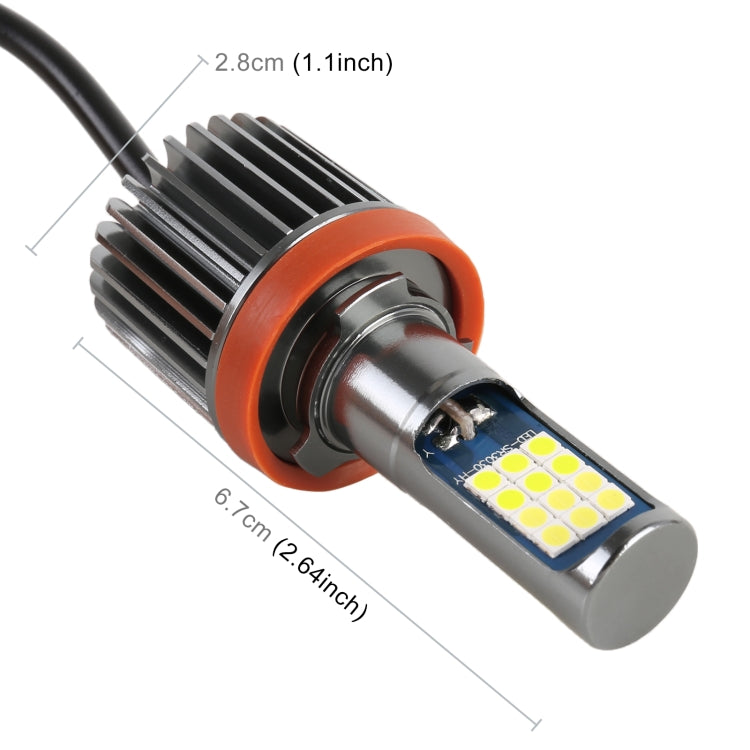 H11 2 PCS DC12-24V / 10.5W Car Fog Lights with 24LEDs SMD-3030 & Constant Current, Box Packaging(Lime Light) - Fog / Driving Lights by buy2fix | Online Shopping UK | buy2fix