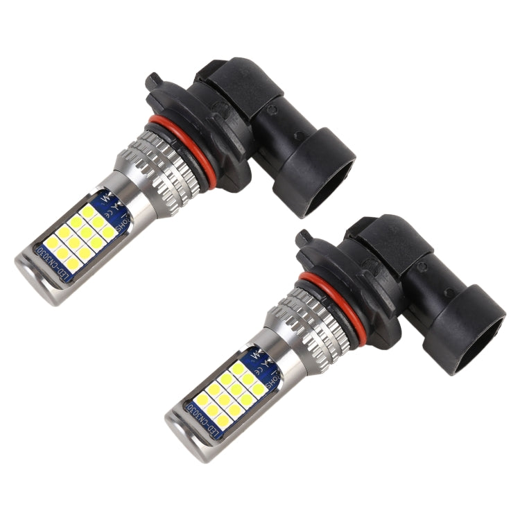 9005 2 PCS DC12-24V / 8.6W Car Double Colors Fog Lights with 24LEDs SMD-3030 & Constant Current, Bag Packaging(White Light + Lime Light) - Fog / Driving Lights by buy2fix | Online Shopping UK | buy2fix