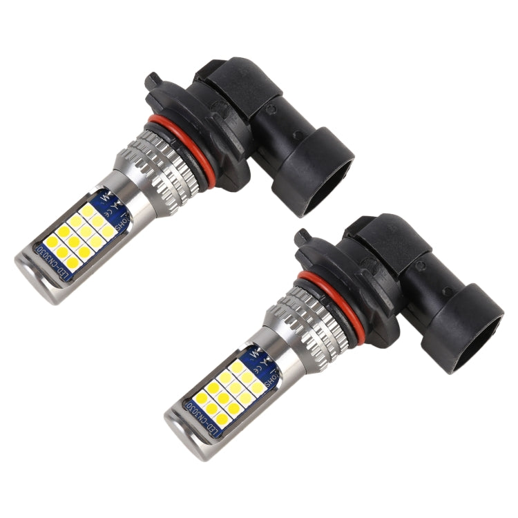 9005 2 PCS DC12-24V / 8.6W Car Double Colors Fog Lights with 24LEDs SMD-3030 & Constant Current, Bag Packaging(White Light + Gold Light) - Fog / Driving Lights by buy2fix | Online Shopping UK | buy2fix