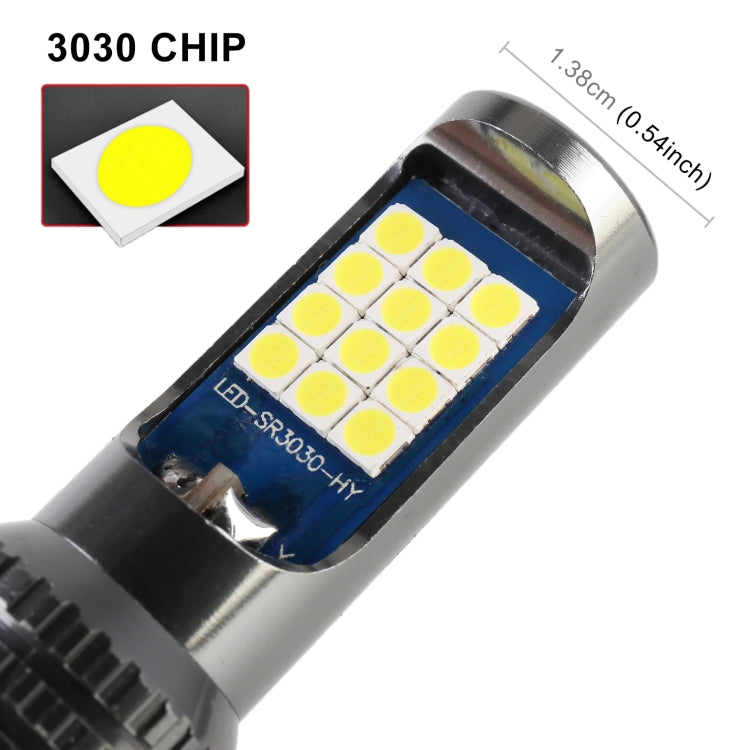 H11 / H8 2 PCS DC12-24V / 8.6W Car Fog Lights with 24LEDs SMD-3030 & Constant Current, Bag Packagin(White Light) - Fog / Driving Lights by buy2fix | Online Shopping UK | buy2fix