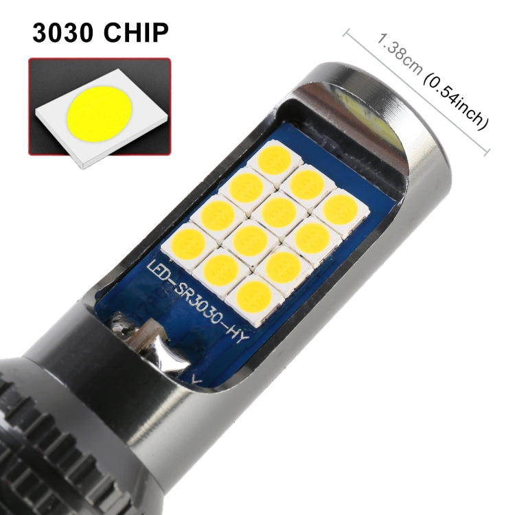 H11 / H8 2 PCS DC12-24V / 8.6W Car Fog Lights with 24LEDs SMD-3030 & Constant Current, Bag Packagin(Gold Light) - Fog / Driving Lights by buy2fix | Online Shopping UK | buy2fix