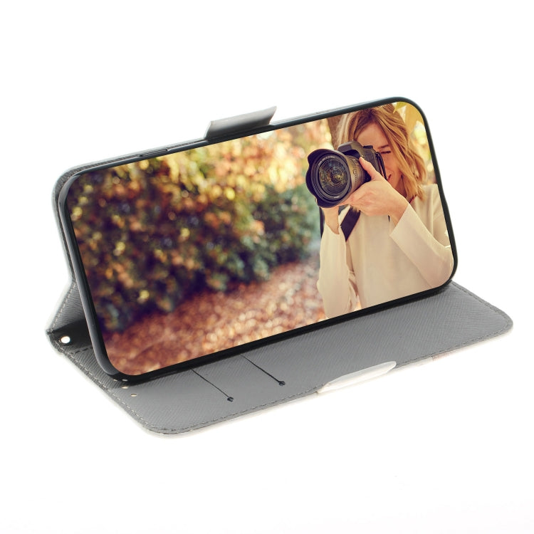 For Samsung Galaxy S21 5G 3D Colored Drawing Horizontal Flip Leather Case with Holder & Card Slots & Wallet & Lanyard(Cute Cat) - Galaxy S21 5G Cases by buy2fix | Online Shopping UK | buy2fix