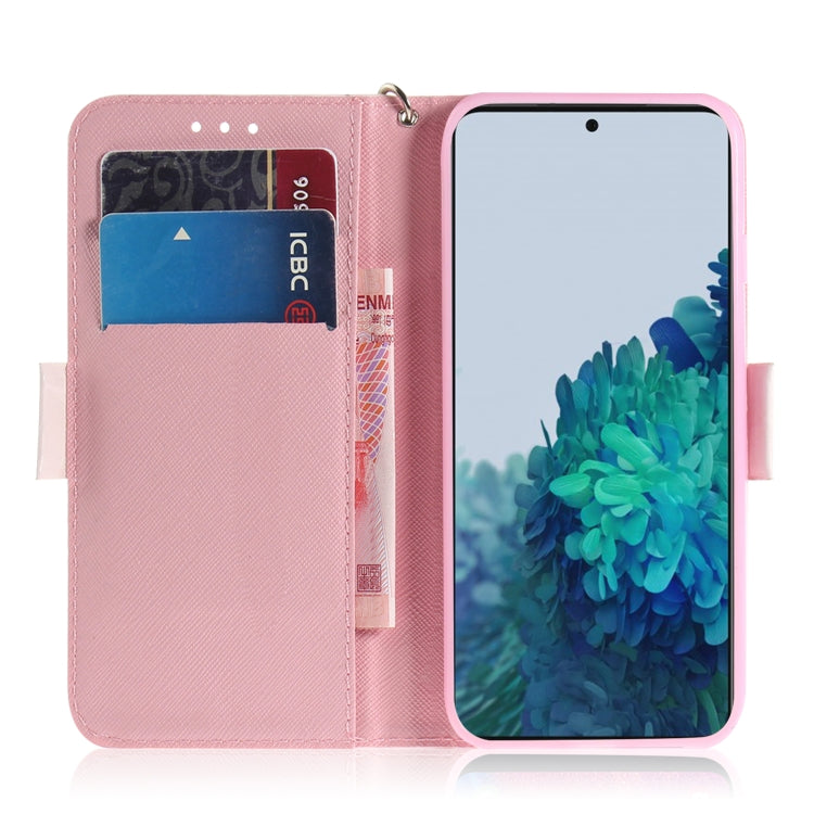 For Samsung Galaxy S21 5G 3D Colored Drawing Horizontal Flip Leather Case with Holder & Card Slots & Wallet & Lanyard(Black White Cat) - Galaxy S21 5G Cases by buy2fix | Online Shopping UK | buy2fix