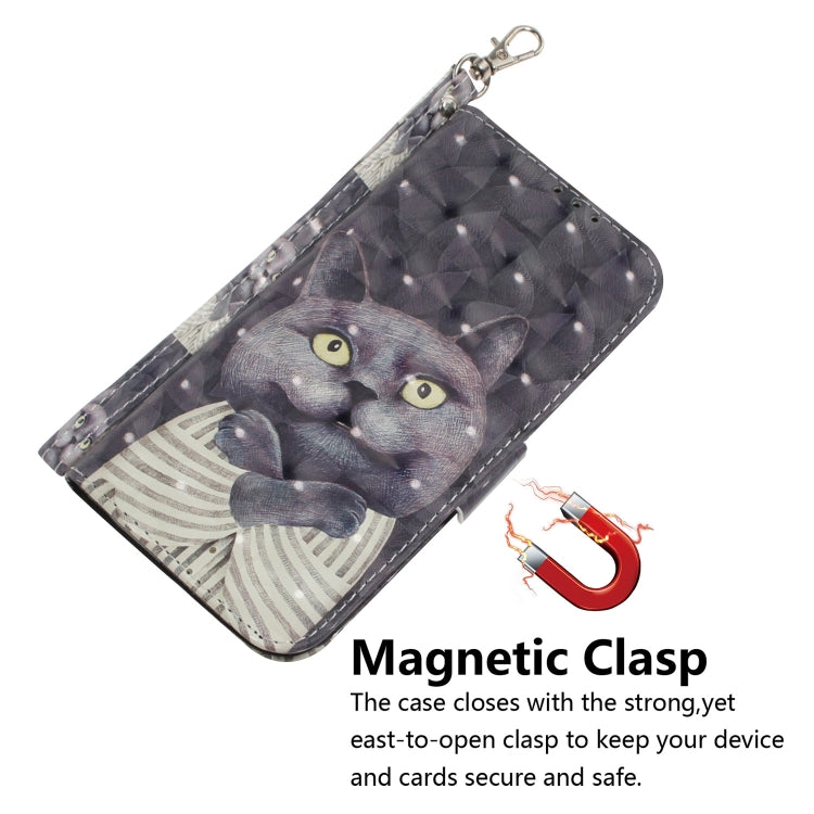 For Samsung Galaxy S21 5G 3D Colored Drawing Horizontal Flip Leather Case with Holder & Card Slots & Wallet & Lanyard(Hug Cat) - Galaxy S21 5G Cases by buy2fix | Online Shopping UK | buy2fix
