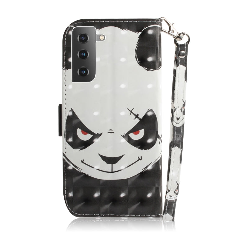 For Samsung Galaxy S21 5G 3D Colored Drawing Horizontal Flip Leather Case with Holder & Card Slots & Wallet & Lanyard(Angry Bear) - Galaxy S21 5G Cases by buy2fix | Online Shopping UK | buy2fix
