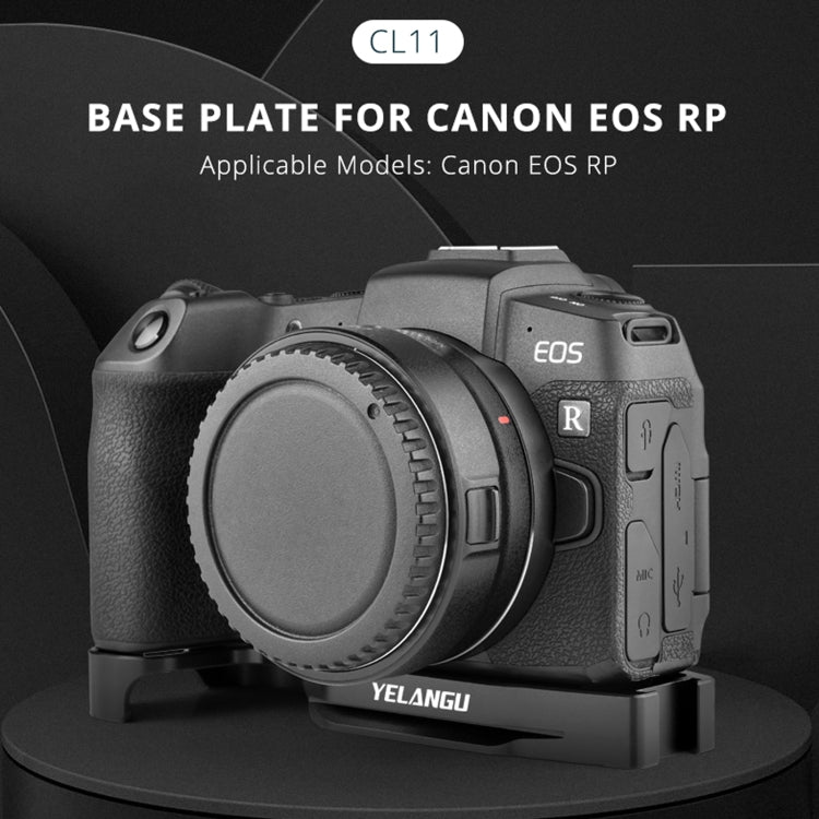 YELANGU CL11 Camera Expansion Board Base Plate for Canon EOS RP - L-Bracket by YELANGU | Online Shopping UK | buy2fix