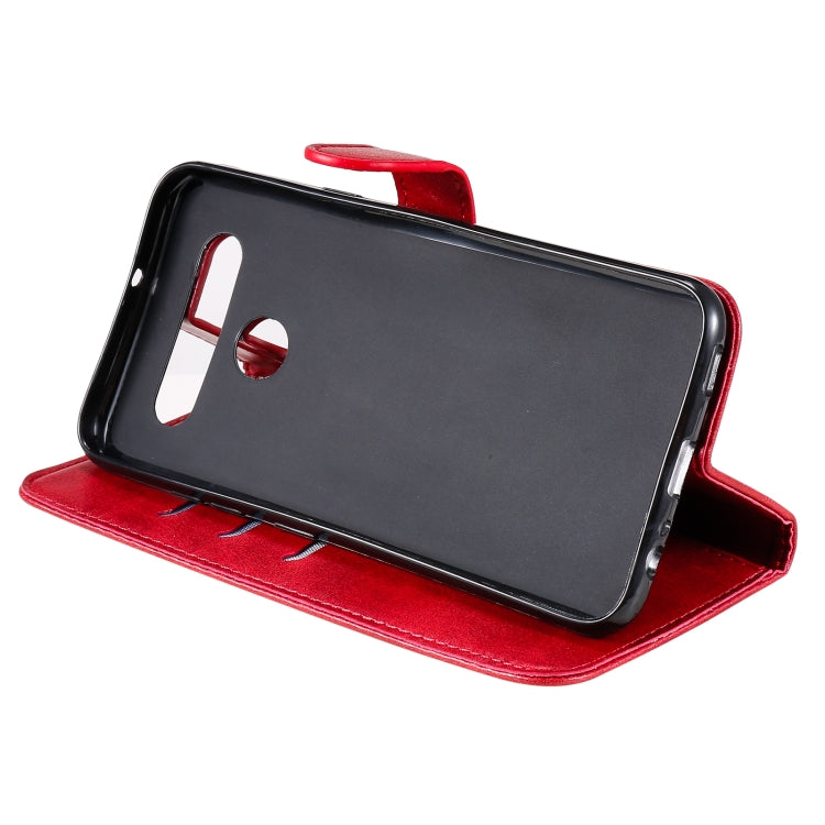 For LG K41S / K51S Fashion Calf Texture Zipper Horizontal Flip Leather Case with Holder & Card Slots & Wallet(Red) - LG Cases by buy2fix | Online Shopping UK | buy2fix