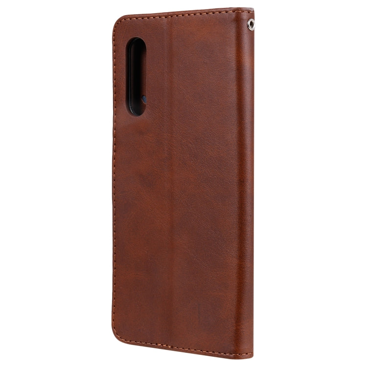 For LG Velvet Fashion Calf Texture Zipper Horizontal Flip Leather Case with Holder & Card Slots & Wallet(Brown) - LG Cases by buy2fix | Online Shopping UK | buy2fix