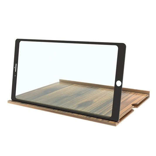 12 Inch Log HD Mobile Phone Screen Amplifier(Black Wood Grain) by buy2fix
