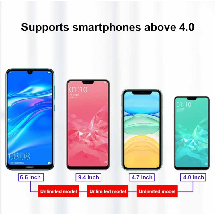 12 Inch Log HD Mobile Phone Screen Amplifier(Coffee Wood Grain) by buy2fix