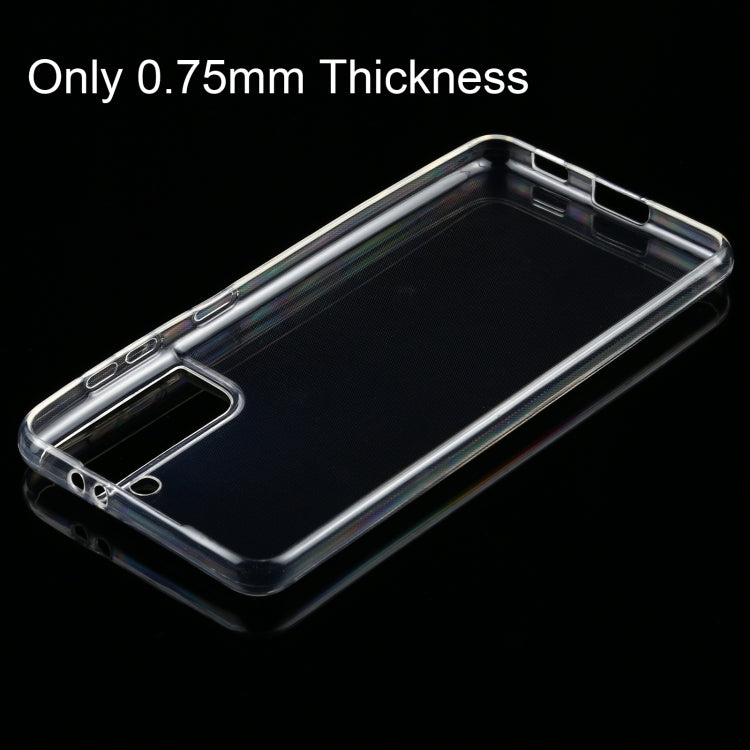 For Samsung Galaxy S21 5G 0.75mm Ultrathin Transparent TPU Soft Protective Case - Galaxy S21 5G Cases by buy2fix | Online Shopping UK | buy2fix