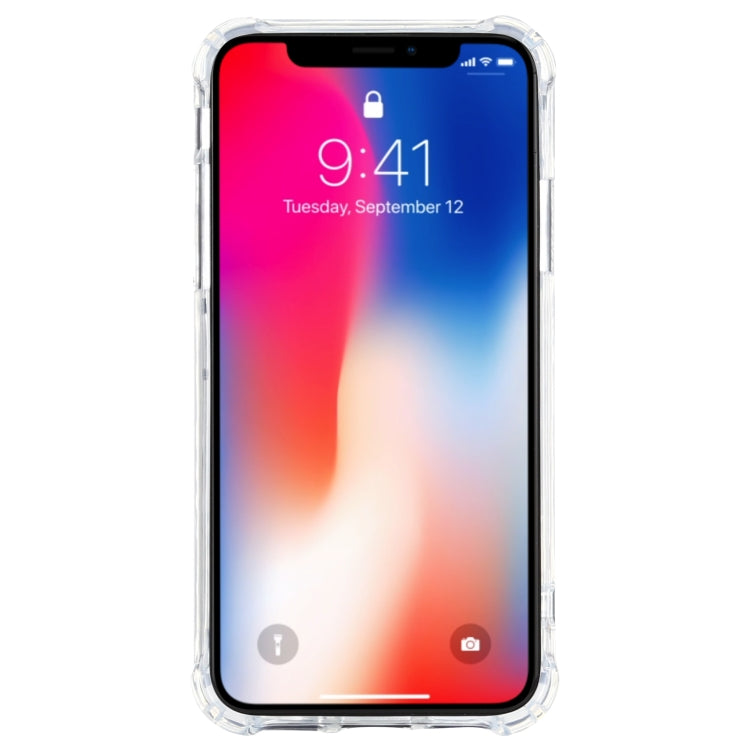 For iPhone X / XS Clear Four-corner Airbag Magnetic Shockproof Protective Magsafe Case - iPhone 11 Pro Cases by buy2fix | Online Shopping UK | buy2fix