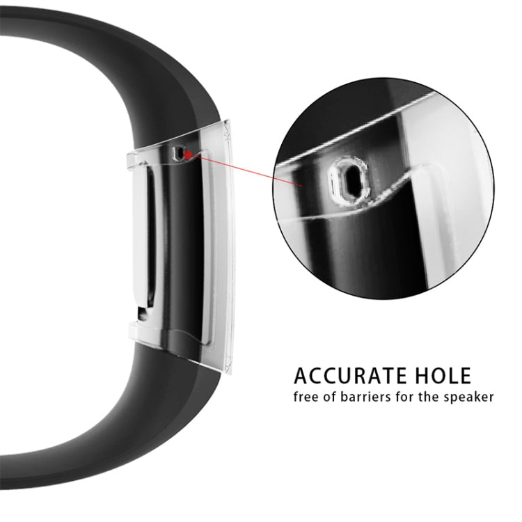 For Fitbit Charge 3 / 4 Full Coverage Plating TPU Watch Case(Transparent) - Watch Bands by buy2fix | Online Shopping UK | buy2fix