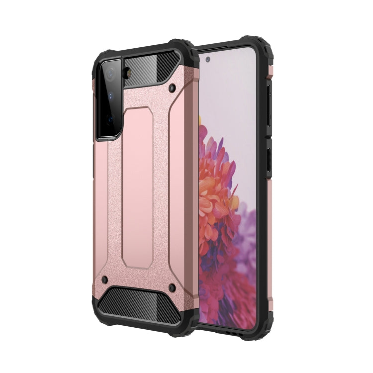 For Samsung Galaxy S21 5G Magic Armor TPU + PC Combination Case(Rose Red) - Galaxy S21 5G Cases by buy2fix | Online Shopping UK | buy2fix