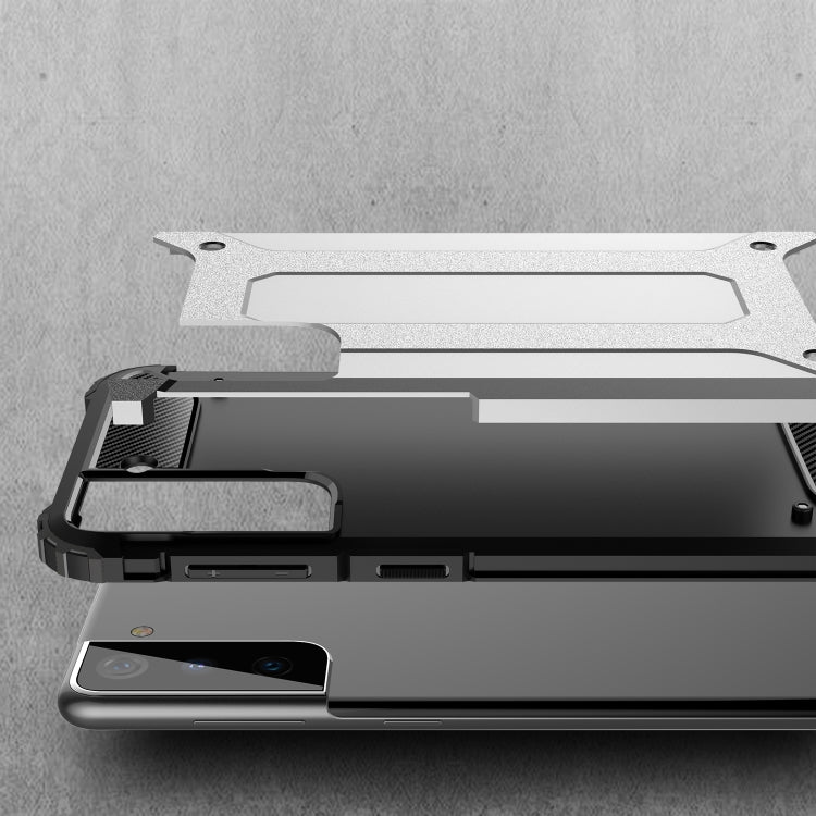 For Samsung Galaxy S21 5G Magic Armor TPU + PC Combination Case(Silver) - Galaxy S21 5G Cases by buy2fix | Online Shopping UK | buy2fix