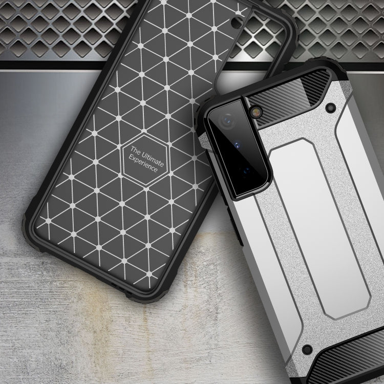 For Samsung Galaxy S21 5G Magic Armor TPU + PC Combination Case(Silver) - Galaxy S21 5G Cases by buy2fix | Online Shopping UK | buy2fix