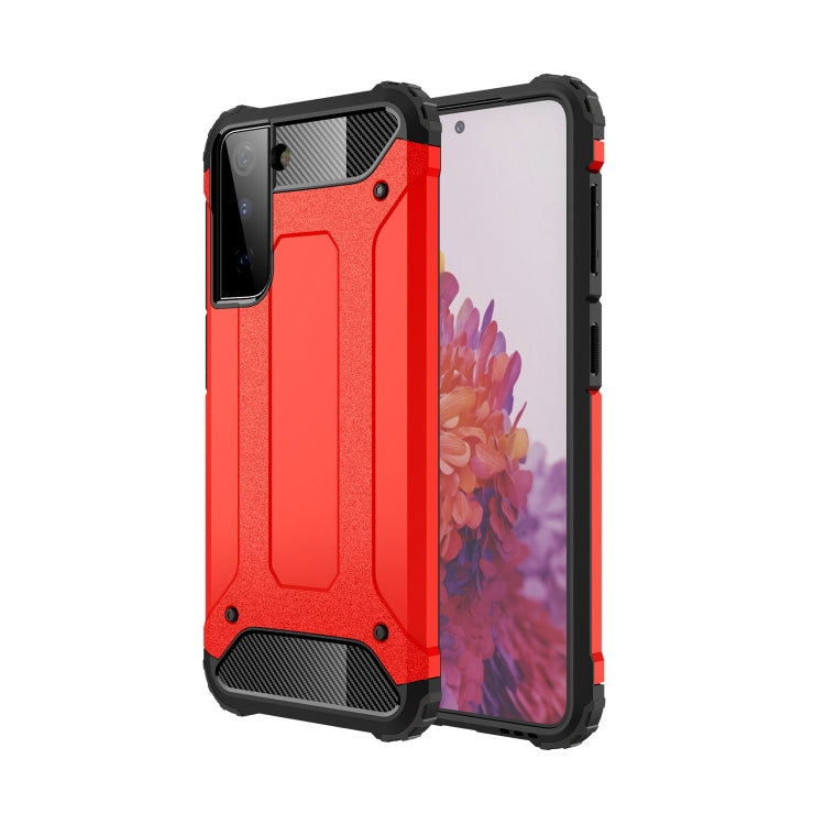 For Samsung Galaxy S21 5G Magic Armor TPU + PC Combination Case(Red) - Galaxy S21 5G Cases by buy2fix | Online Shopping UK | buy2fix