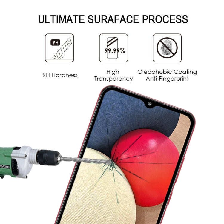 For Samsung Galaxy A02s 25 PCS Full Glue Full Screen Tempered Glass Film - Galaxy Tempered Glass by buy2fix | Online Shopping UK | buy2fix