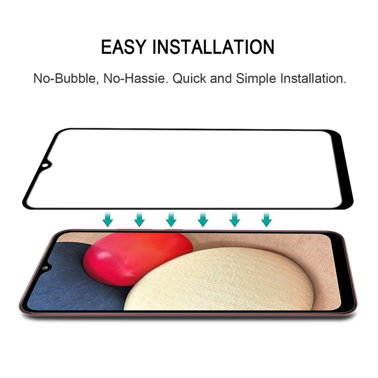 For Samsung Galaxy A02s 25 PCS Full Glue Full Screen Tempered Glass Film - Galaxy Tempered Glass by buy2fix | Online Shopping UK | buy2fix