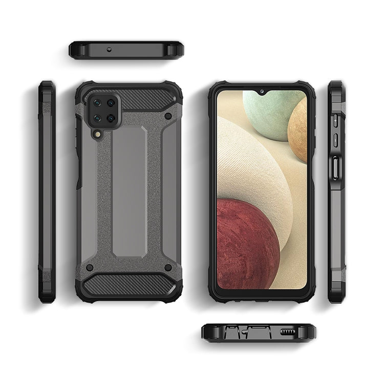For Samsung Galaxy A12 Magic Armor TPU + PC Combination Case(Gold) - Galaxy Phone Cases by buy2fix | Online Shopping UK | buy2fix