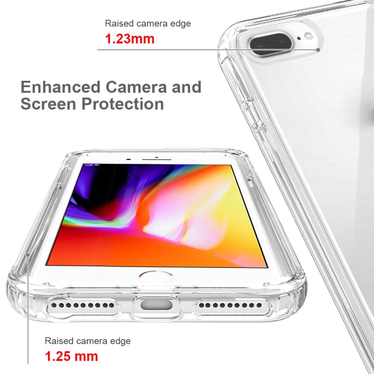 Shockproof High Transparency Two-color Gradual Change PC+TPU Candy Colors Protective Case For iPhone 6 Plus / 6s Plus(Black) - More iPhone Cases by buy2fix | Online Shopping UK | buy2fix