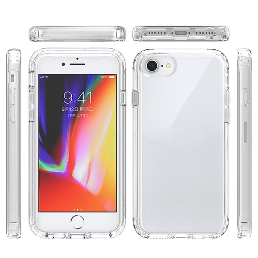 Shockproof High Transparency Two-color Gradual Change PC+TPU Candy Colors Protective Case For iPhone 6 / 6s(Black) by buy2fix