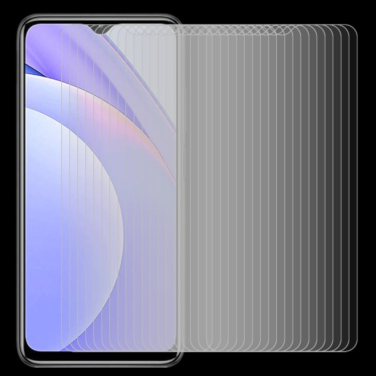 For Xiaomi Redmi Note 9 4G 50 PCS 0.26mm 9H 2.5D Tempered Glass Film by buy2fix