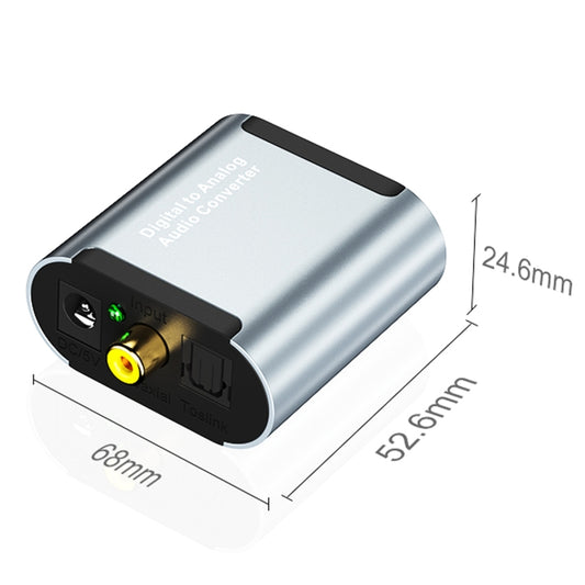 HW-25DA Digital to Analog Audio Converter(Grey) by buy2fix