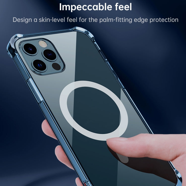 For Huawei P30 Pro Magsafe Case Clear Four-corner Airbag Shockproof PC + TPU Case with Magnetic(Transparent) - Huawei Cases by buy2fix | Online Shopping UK | buy2fix
