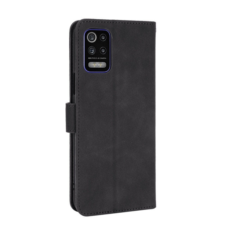 For LG K52 / K62 Solid Color Skin Feel Magnetic Buckle Horizontal Flip Calf Texture PU Leather Case with Holder & Card Slots & Wallet(Black) - LG Cases by buy2fix | Online Shopping UK | buy2fix