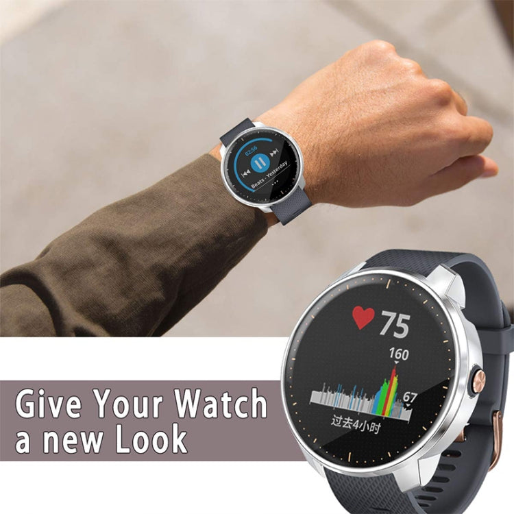 For Garmin Vivoactive 3 Music Version TPU Protective Case(Silver) - Watch Cases by buy2fix | Online Shopping UK | buy2fix