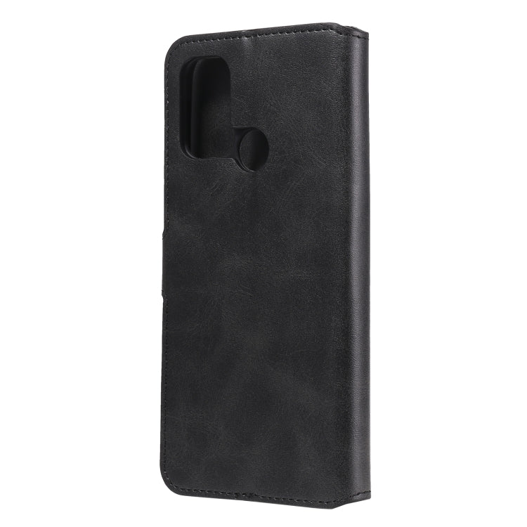 For OPPO A53 / A53S / A32 Classic Calf Texture PU + TPU Horizontal Flip Leather Case, with Holder & Card Slots & Wallet(Black) - OPPO Cases by buy2fix | Online Shopping UK | buy2fix
