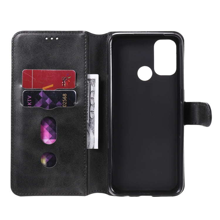 For OPPO A53 / A53S / A32 Classic Calf Texture PU + TPU Horizontal Flip Leather Case, with Holder & Card Slots & Wallet(Black) - OPPO Cases by buy2fix | Online Shopping UK | buy2fix