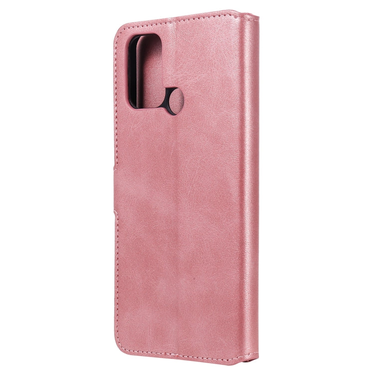 For OPPO Realme 7i / C17 Classic Calf Texture PU + TPU Horizontal Flip Leather Case, with Holder & Card Slots & Wallet(Rose Gold) - Realme Cases by buy2fix | Online Shopping UK | buy2fix