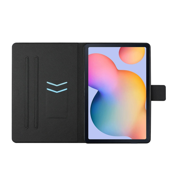 For Samsung Galaxy Tab S6 Lite P610/P615 Colored Drawing Horizontal Flip Leather Case with Holder & Card Slots(Elephant) - Tab S6 Lite P610 / P615 by buy2fix | Online Shopping UK | buy2fix