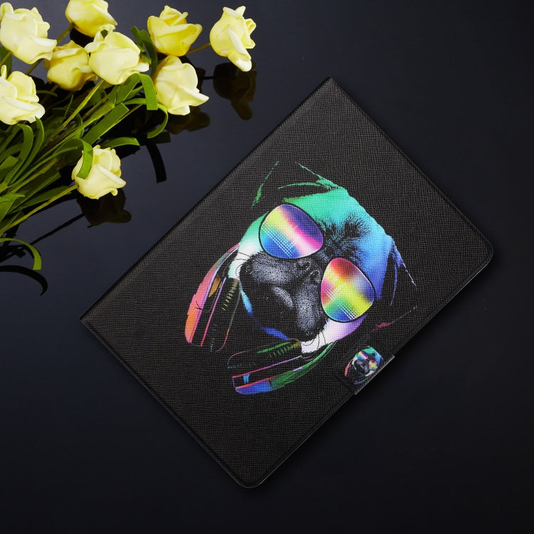 For Samsung Galaxy Tab S6 Lite P610/P615 Colored Drawing Horizontal Flip Leather Case with Holder & Card Slots(Eye Dog) - Tab S6 Lite P610 / P615 by buy2fix | Online Shopping UK | buy2fix
