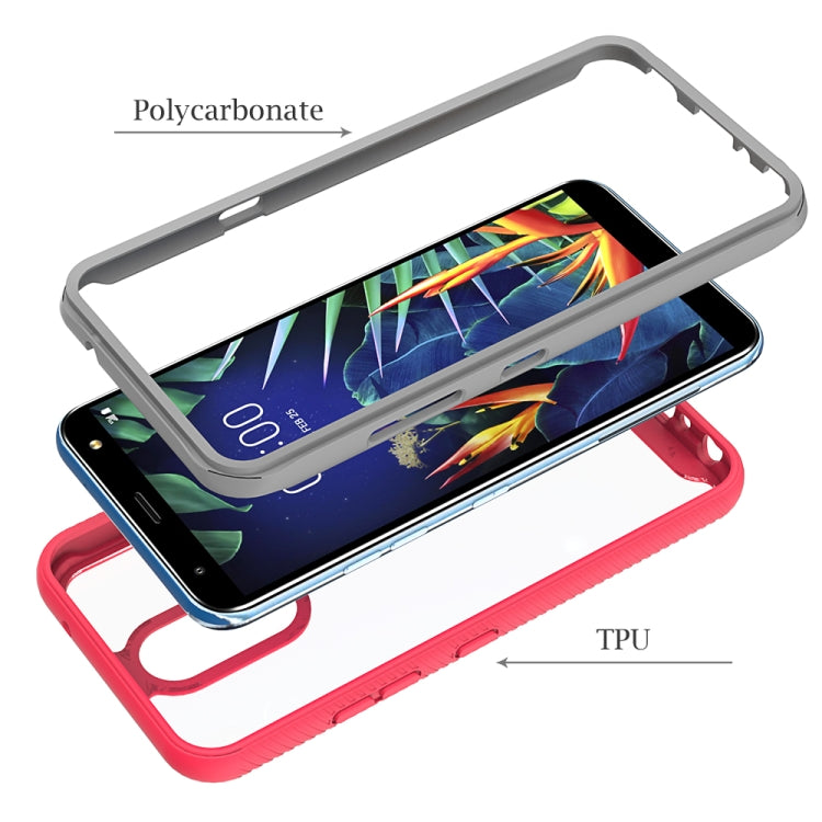 For LG K40 Starry Sky Solid Color Series Shockproof PC + TPU Protective Case(Royal Blue) - LG Cases by buy2fix | Online Shopping UK | buy2fix