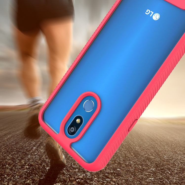 For LG K40 Starry Sky Solid Color Series Shockproof PC + TPU Protective Case(Royal Blue) - LG Cases by buy2fix | Online Shopping UK | buy2fix