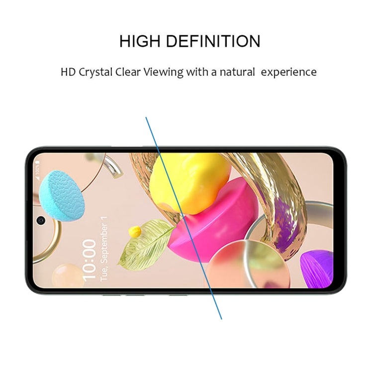 For LG K42 Full Glue Full Screen Tempered Glass Film - LG Tempered Glass by buy2fix | Online Shopping UK | buy2fix