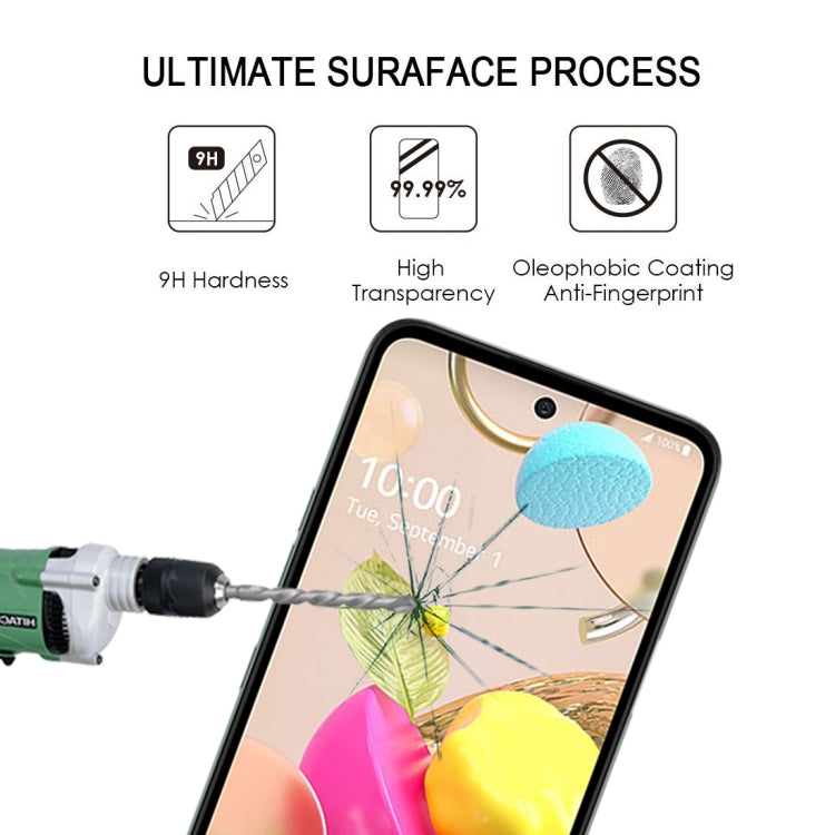 For LG K42 Full Glue Full Screen Tempered Glass Film - LG Tempered Glass by buy2fix | Online Shopping UK | buy2fix