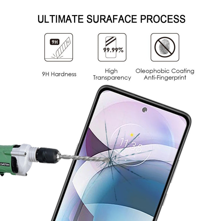 For Motorola Moto G 5G Full Glue Full Screen Tempered Glass Film - Motorola Tempered Glass by buy2fix | Online Shopping UK | buy2fix