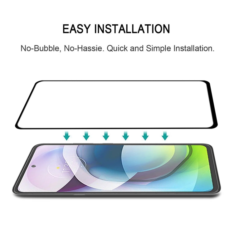 For Motorola Moto G 5G Full Glue Full Screen Tempered Glass Film - Motorola Tempered Glass by buy2fix | Online Shopping UK | buy2fix
