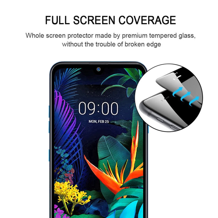 For LG K50 25 PCS Full Glue Full Screen Tempered Glass Film - LG Tempered Glass by buy2fix | Online Shopping UK | buy2fix