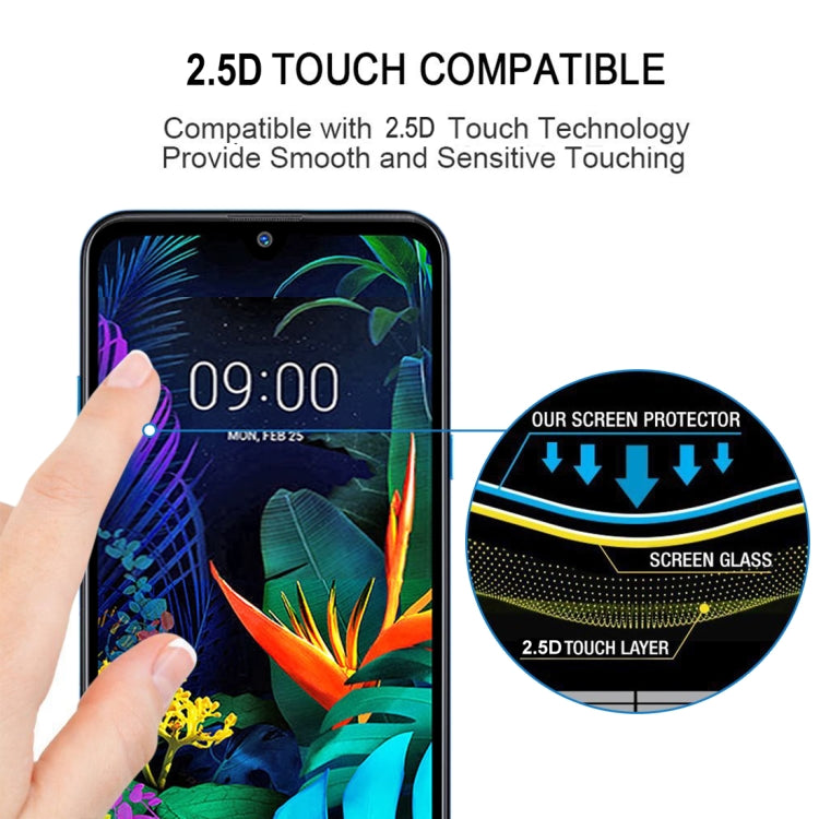 For LG K50 25 PCS Full Glue Full Screen Tempered Glass Film - LG Tempered Glass by buy2fix | Online Shopping UK | buy2fix