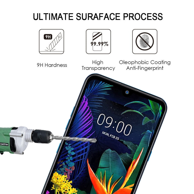 For LG K50 25 PCS Full Glue Full Screen Tempered Glass Film - LG Tempered Glass by buy2fix | Online Shopping UK | buy2fix