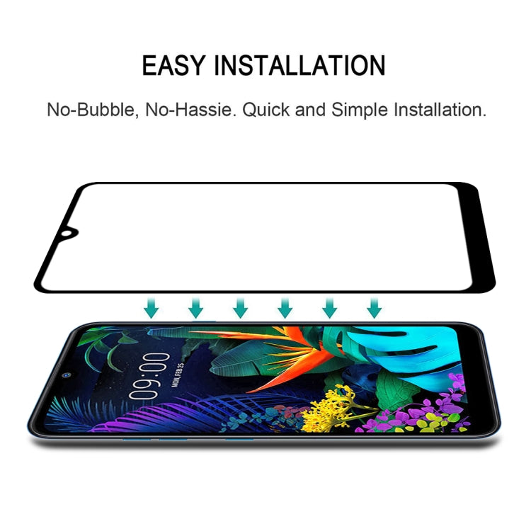 For LG K50 25 PCS Full Glue Full Screen Tempered Glass Film - LG Tempered Glass by buy2fix | Online Shopping UK | buy2fix