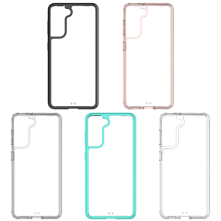 For Samsung Galaxy S21 5G Shockproof Scratchproof TPU + Acrylic Protective Case(Black) - Galaxy S21 5G Cases by buy2fix | Online Shopping UK | buy2fix