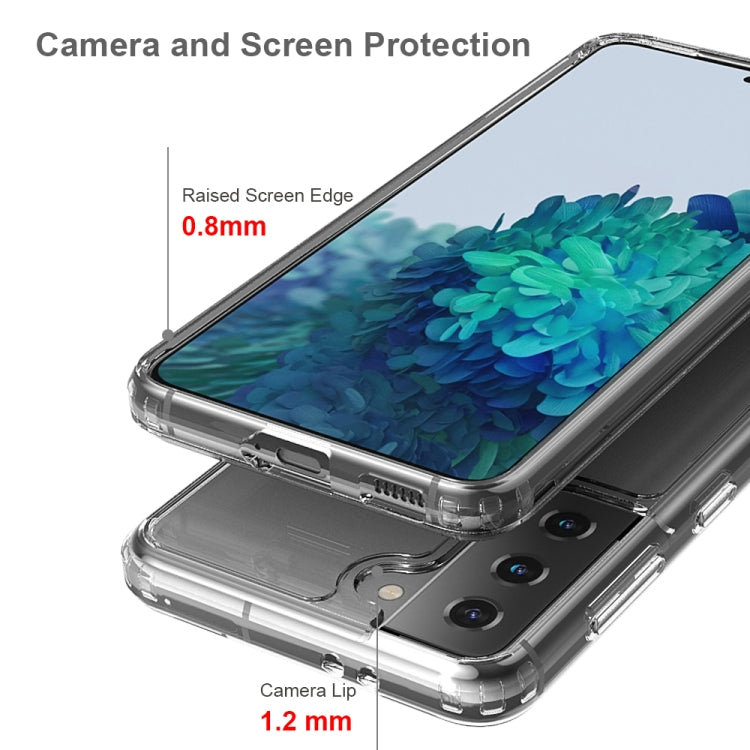 For Samsung Galaxy S21 5G Shockproof Scratchproof TPU + Acrylic Protective Case(Black) - Galaxy S21 5G Cases by buy2fix | Online Shopping UK | buy2fix